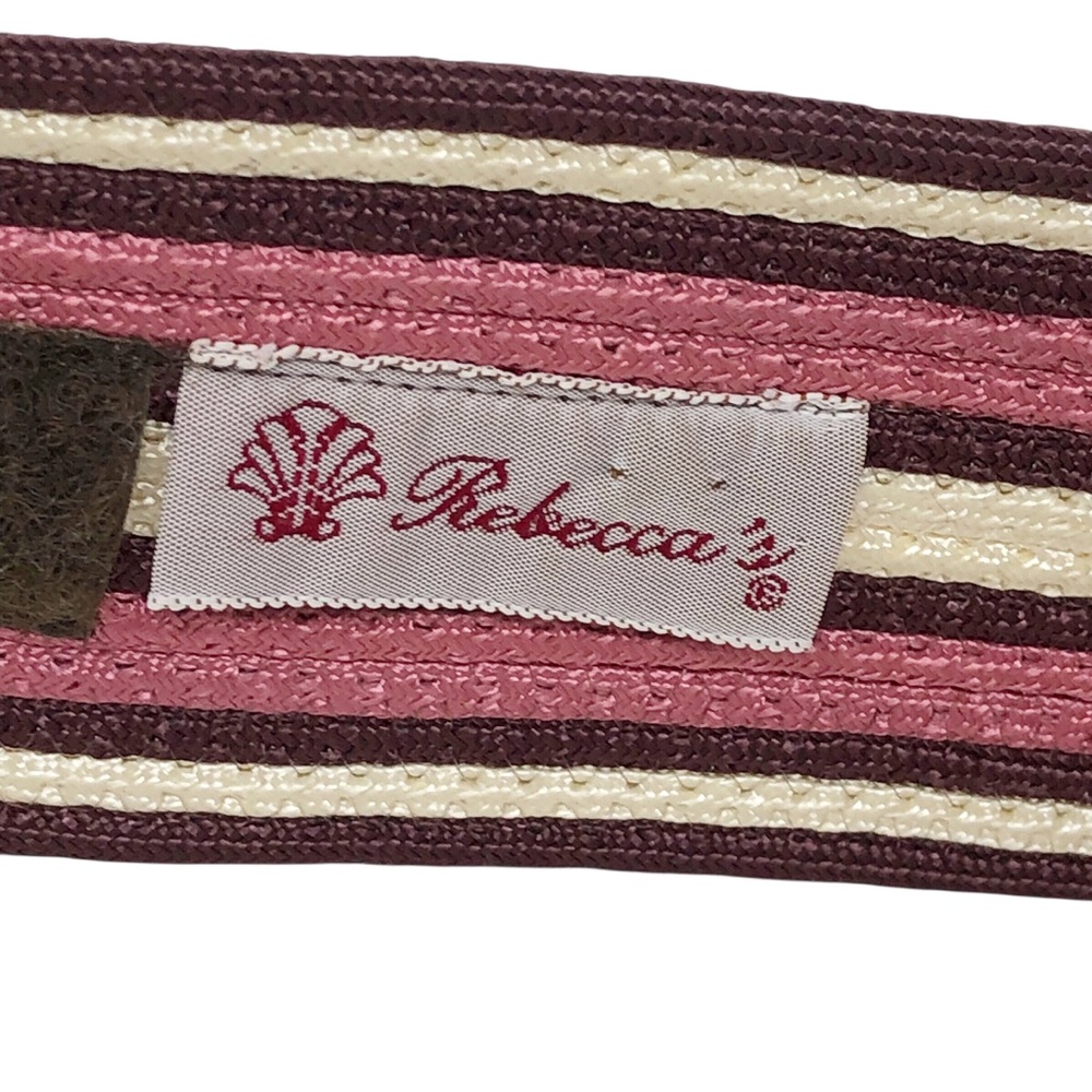 Rebecca’s Vintage Cloth Twisted Fabric Belt Velcro Closure‎ - Picture 3 of 4